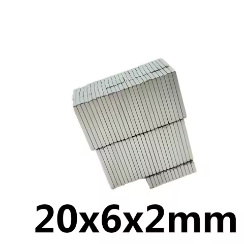 20x6x2mm Square Magnet 20x6x2 mm For Home Refrigerators, Offices DIY 20*6*2mm Block Strong Magnet