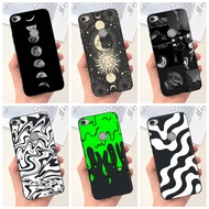 Xiaomi Redmi Note 5a Prime Note5a Fashion Moon Milk Ripple Printed Soft Silicon Phone Case