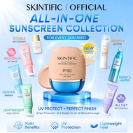 SKINTIFIC Sunscreen All-in-1 Series SPF50+PA++++UV Skincare | Matte Fit,Oil Control,Brightening,Repa