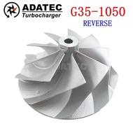 G35-1050 Turbocharger Compressor Wheel REVERSE 0.83/1.01/1.21A/R Vband Dual Ceramic Ball Bearing 700