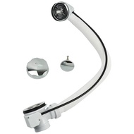 【New-store】 Bathtub Drain Strainer with Overflow Modern Dedicated Pop Up Bath Waste Bath Filter for