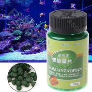 50g Natural Spirulina Tablets Aquarium Fish Shrimp Food Algae Wafer Flake Bottom Fish Food Feeding S