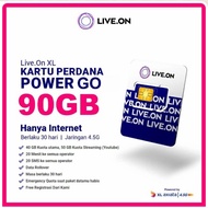 kartu perdana xl live on 40GB (30 hari)