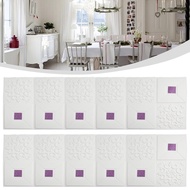 [FFS] 10pcs 3D Tile Brick Wall Sticker Self-adhesive  Foam Panel Waterproof