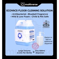 Ecovacs Cleaning Liquid Fluid Detergent Solution 2L Compatible Version [Ecovacs X2, T20, T10, X1 Omn