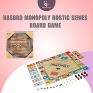 Mainan Monopoly Gaming Hasbro Rustic Series Board Papan Permainan Wood Kayu Woody Wooden Game
