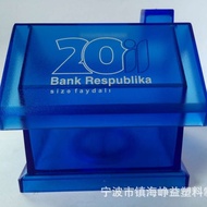 Manufacturer In-Stock House-Shaped Savings Bank Creative Transparent Money Box ATM Money Saving Bank
