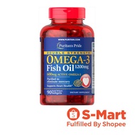 Puritan's Pride Double Strength Omega-3 Fish Oil 1200 mg/600 mg Omega-3, 90 Softgels