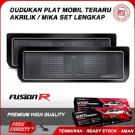 DUDUKAN PLAT MOBIL / TEMPAT PLAT AKRILIK / TATAKAN PLAT AKRILIK MIKA ( BAYAR DITEMPAT ) Dudukan plat