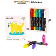 JARMELO SET 6 PCS CRAYON WASHABLE SILKY WINDOW - MIX
