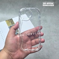 Clear Wavy Silicone Case iphone 16E