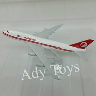 16cm MALAYSIAN/MALAYSIA B747 Diecast Metal Display Toy Decoration Collection Children's Gift
