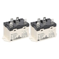 2Pack General Purpose Relay, RGF1OU615, 30A 100-120VAC Coil Voltage, 4Pin SPST-NO Contacts, Replace 