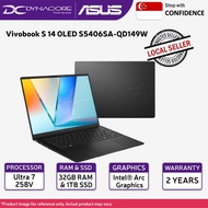 ASUS Vivobook S 14 OLED S5406SA-QD149W (U7 258V/32G/1T/14"OLED/ACR/W11H) 2 YEARS WARRANTY