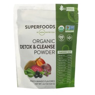 Organic Detox Powder liver Noni fruit ginger tumeric dandelion beet root acai berry spirulina moringa Non sweet Stevia