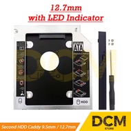 Second HDD harddisk caddy 9.5mm / 12.7mm SSD sata for laptop notebook