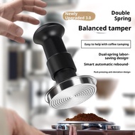 Upgrade 3.0 Dual Spring Espresso Tamper - 30LBS Constant Pressure Auto-Rebound Coffee Tool 51/53/58M