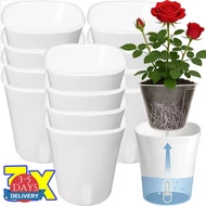 [3-5 DAYS DELIVERY]1/2/3PCS Self Watering Flower Pots Double Layer Design, Automatic Plant Watering 