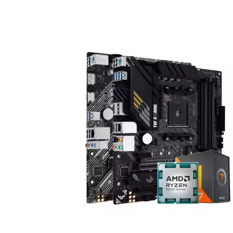 B550M heavy gunner WIFI with Ryzen R7 5700X 3D loose piece, boxed main board CPU set