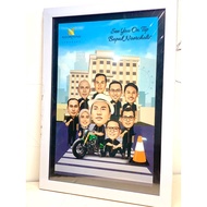CUSTOM FRAME PICTURE SIZE 12R (30 x 40 CM)