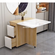 Multifunctional Small Apartment Retractable Movable Dining Table Eating Combination Dining Chair Tab