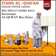 promo stand book tripod standing Al Quran tripod penyangga alquran berdiri rekal berdiri stand tripo