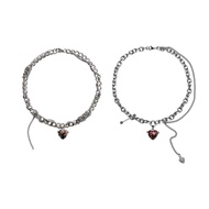 Secret Love Necklace - Stainless Steel Grunge Chain Necklace