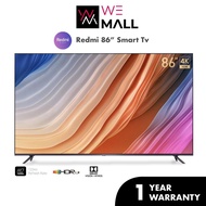 Redmi TV Max 86" - 1 Year Warranty - 4K UHD HDR Display / 120Hz Refresh Rate / Android TV