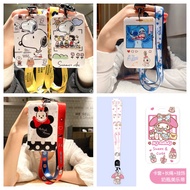 Sanrio Cute Cartoon Hello Kitty Melody Stitch Hard Plastic Card Holder Card Case Card Slot Ezlink Card Credit Card