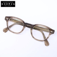 Moscot Lemtosh COL.BROWN ASH 眼鏡框，威靈頓款式，附近視鏡鏡片，尺寸 44□24-140（二手）