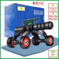 4-Wheel Abdominal Roller, 6-Pack Abdominal Exercise Equipment for Fitness, Gym, Yoga at Home to Gain