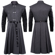 Taeyue Cosplay Costume Daemon Targaryen Coat Halloween Carnival Outfits Long Robe Jacket Adult Mens 