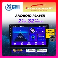 car android player 9 10 inch apple carplay androidauto qled 8163 usb google map waze playstore radio