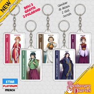 GANTUNGAN Kusuraya no Hitorigoto Keychain - The Pharmacy DiariesKeychain - Anime Keychain - Maomao K