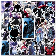 Funny 50Piece Anime Solo Leveling Stickers For Phone Case Tumbler Car Stickers Graffiti Waterproof C