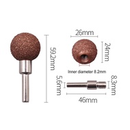 CREAM NAIL SHOP 22mm/25mm Đầu mài lốp Thép vonfram Hình cầu Đầu máy mài Bền Tròn Dụng cụ cầm tay Lốp