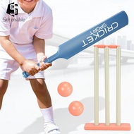 [Serenable] Kids Cricket Set, Outdoor Sports Game Indoor Play Garden Cricket Set, Cricket Bat And Ba