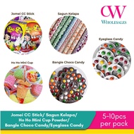 Jomei CC Fruit Stick Sagun Kelapa Ho Ho Mini Cup Powder Candy Se7en Bangle Choco Eyeglass Candy Bata