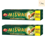 Dabur Original Miswak Herbal Toothpaste - Set of 2 (120g+50gx2)