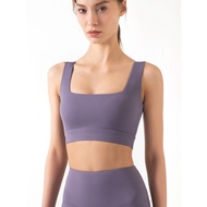 sports bra running Yoga DS73 Color Square Collar Running Bra