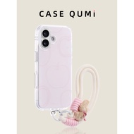 iphone 17 case iphone17 Garis asas Apple dengan lanyard yang sesuai untuk Apple 17 sarung telefon bi