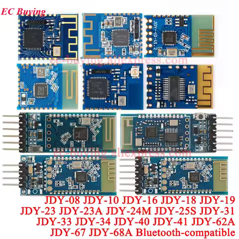 5Pcs/1pc Bluetooth-compatible BLE 2.4G Module JDY-68A JDY-62A JDY-41 JDY-33 JDY-31 JDY-25S JDY-24M J