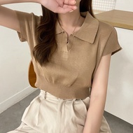 CODE L23H ASOKA Cery Top 2115 Polo Top Crop Top Women's Top