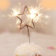 [SG STOCK]🔥🔥Hot sales🔥🔥Sparkler Candle Sparkling Bundle Fireworks Golden Gold Heart Star Candle