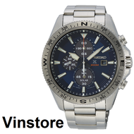 [Vinstore] Seiko SSC703 Prospex Solar Powered Chronograph Stainless Steel Blue Dial Men Watch SSC703P SSC703P1