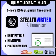 Stealth Writer AI Premium Plan - Humanize AI Text and Bypass Detectors