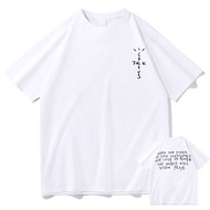 เสื้อยืดพิมพ์ลาย Travis Scott Awesome Asap Rocky ทรงหลวมS-5XL