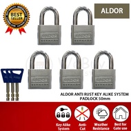 ALDOR MASTER KEY PADLOCK 50MM / KUNCI MANGGA / 通开锁头