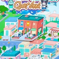 บ้านตุ๊กตากระดาษ] Toca World Modern Modern Villa หนังสือ/งานฝีมือที่เงียบสงบ