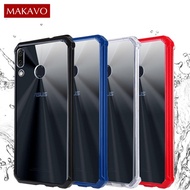 MAKAVO for ASUS Zenfone 5 2018 ZE620KL Case High Clear Hard Back Cover Soft Frame Military for Asus